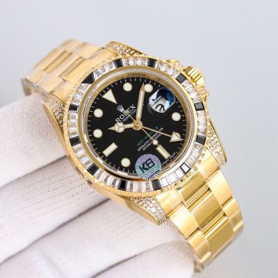 ROLEX 2836 Automatic Movement GMT  40MM Watch gold rolex presidential replica